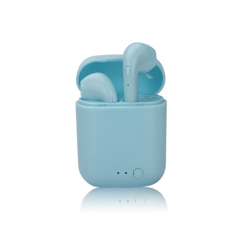 Auriculares TWS Mini-2, inalámbricos por Bluetooth 5,0, caja de carga con micrófono y auriculares inalámbricos, color Macaron ma