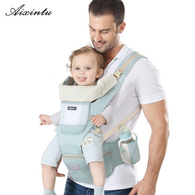 Mochila ergonómica para bebé recién nacido, mochila para niños, asiento de bebé, bandolera frontal, envoltura de canguro para...