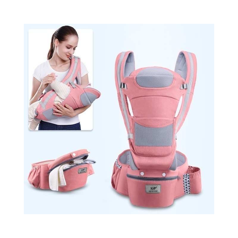 Portabebé de 0 3 transportador de bebé ergonómico, portabebés para bebé, canguro eslinga para recién nacidos, E