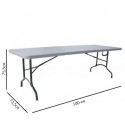 Mesa Plegable 152 cm color Blanco Mesas