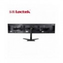 Loctek-Soporte de pantalla D2T para escritorio, Triple Pantalla de 10-30 pulgadas, elevación libre de movimiento completo, 3 pan