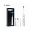 Fairywill-cepillo de dientes eléctrico sónico para adulto, FW-507 recargable por USB, resistente al agua, 8 cabezales de repuest