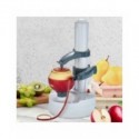 Pelador de manzana en espiral eléctrico, cortador, rebanador de frutas y patatas, máquina automática con batería, pelador, má...