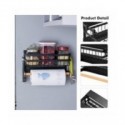 Estante de especias magnético para refrigerador, estante de almacenaje para cocina con gancho, soporte para papel de cocina, ...