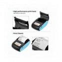 Mini impresora térmica de 58mm con Bluetooth, dispositivo de impresión portátil, inalámbrica, para notas, recibos, teléfono A...
