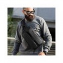 Bolso de hombro para hombre, bolsa de pecho para el pecho, con tecnología de ocio al aire libre, USB, a la moda Internacional