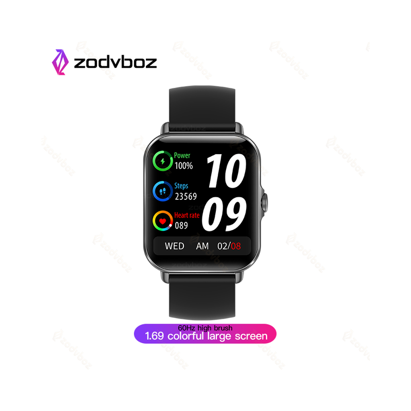 2022 New Smart Watch Men 1.69 Inch Sreen Real-time Heart Rate Monitoring Bluetooth Call GTS 3 Women Smartwatch For Xiaomi Huawei
