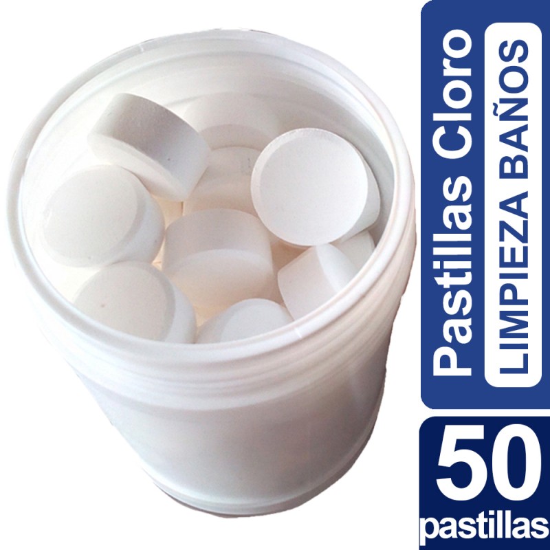 Pastillas De Cloro Wc Limpieza Baño (50 Unidades) - El Container