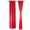 Set de cortinas Embossed rojo, Masel Cortinas