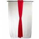 Set de cortinas 8 piezas, modelo Yasmin rojo, Masel Cortinas