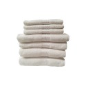 Set 7 toallas algodón marca Dohler blancas Toallas