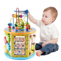 Juguetes Educativos Montessori para aprendizaje de la primera infancia, regalo de madera, rompecabezas de cognición de Color ...