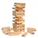 Original de madera Digital Jenga bloques de construcción juego para el cerebro de juguete moda niños entretenimiento intelige...
