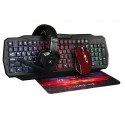 Kit Gamer Xtrike Teclado + Mouse + Audifonos + PAD Tecnología